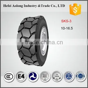 SKS-3 Industrial Tire Best Quality Skid Steer Tires 10-16.5 thumbnail-1