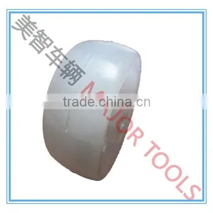 3 Inch White Plastic Caster pp Wheel thumbnail-1