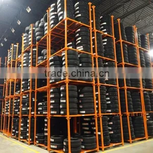 Heavy Duty High Stability Pallet Tire Rack PR2011 With Wire Mesh thumbnail-6