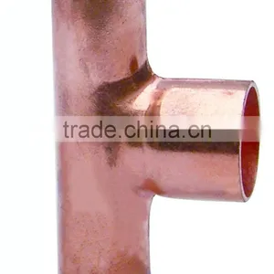 Brass and Red Copper Pipe/T Type Red Copper Tee,3 Way Copper Joint thumbnail-2