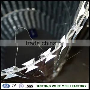 Stainless Steel 304 Material Barbed Wire Razor Wire Fencing Price for Prison thumbnail-2