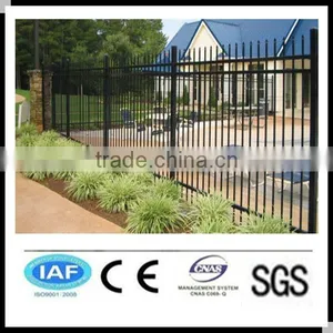 Wholesale China CE&ISO9001 Powder Coated Steel Fence(pro Manufacturer) thumbnail-1