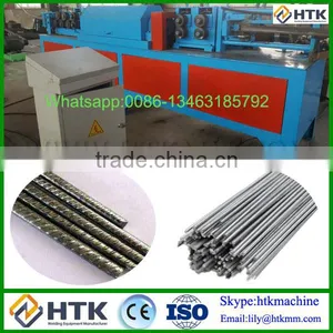 CNC Automatic Rebar Steel Wire Rod Straightening and Cutting Machine thumbnail-1