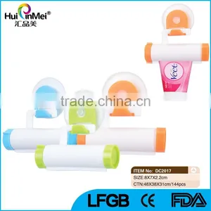 On Wall Suction Cup Plastic Toothpaste Squeezer thumbnail-1