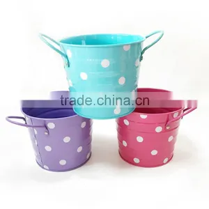 Wedding Packing Mini Tin Buckets Pails With Personalized Sticker thumbnail-3