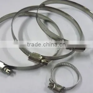 Wells CE Hardware Polished SS304 Stainless 316 Hose Clamps for Pipeline thumbnail-2
