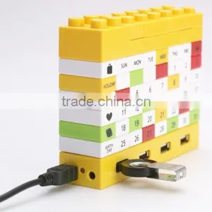 2015 Desk Calendar/DIY Blocks Usb Hub With Cable thumbnail-1
