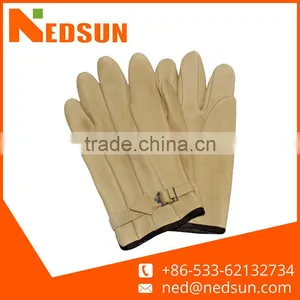 Cow Leather Safety Garden Glove Without Lining thumbnail-1