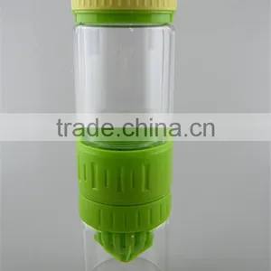 550ml Hot Sale Glass Lemon Water Bottle/Fresh Juice Drinking Cup thumbnail-1
