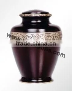 Metal Fancy Urns | 600 Cubic Inch Urn | Budget Urns | Burial Urns for Sale thumbnail-4