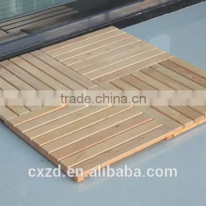 Custom Natural Colar Wooden Bath Mat thumbnail-4