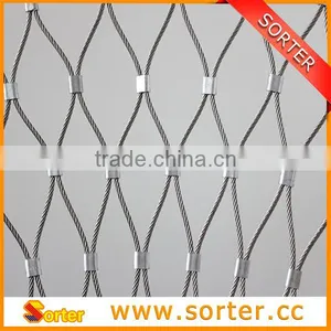 Stainless Steel Wire Rope Aviary Mesh,zoo Animal Mesh Fence for Sale thumbnail-2