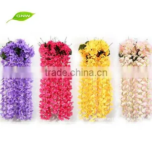 GNW FLV01 Artificial Wisteria Flower With Any Color for Wedding Ornament thumbnail-3