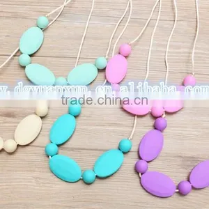 Safe Jewelry Teething Necklace for Mom and Baby Teether Baby Gift thumbnail-1
