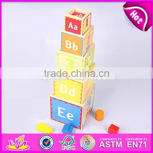 Творческие умные деревянные стопки стаканчиков для младенцев W13D079 thumbnail-1