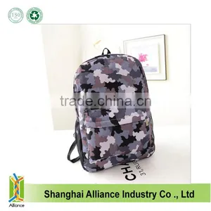 New Designed Fashion Canvas Leisure Shoulder Bag Unisex Travel Backpack Attractive Camo Schoolbag thumbnail-1
