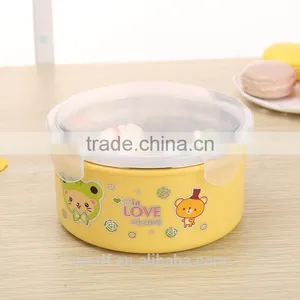 Round Food Container Leak-proof Stainless Steel Insulated Lunch Box thumbnail-3