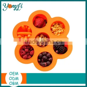 Hot Sales BPA Free Silicone Food Freezer Tray Storage Boxes thumbnail-1