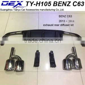Auto Part Racing Universal Exhaust Rear Deffuser Kit for BEN---Z C63 thumbnail-2