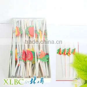 100pcs per Box Peanut Ass Flex Straw thumbnail-1