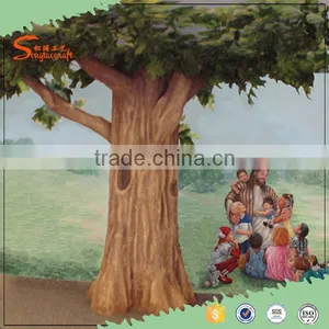 2016 Popular Wooden Tree House/ Artificial Biggest Banyan Tree Decoration thumbnail-4