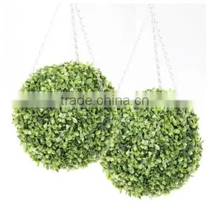 2PCS Hanging Artificial Topiary Grass Ball Buxus Boxwood Ball thumbnail-1