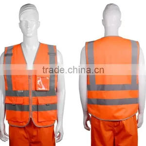 High Visible Reflective Vest , Custom Made Reflective Vest Factory thumbnail-3