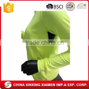 Neon Yellow Wholesale Women Sport Running Jacket thumbnail-3