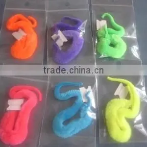 Assorted Colors Mr.Fuzzy Plush Magic Worm Twisty Trick Toys Street Wiggle Worm Toys For Kids Children thumbnail-2