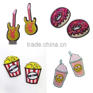 Many Cute Factory Price Delicious Food Embroiderry Patch for Garment thumbnail-1