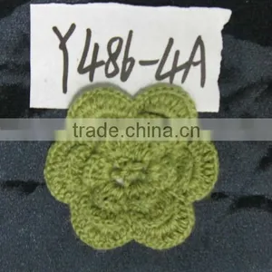 Crochet Flower Applique for Kid's Garments thumbnail-1
