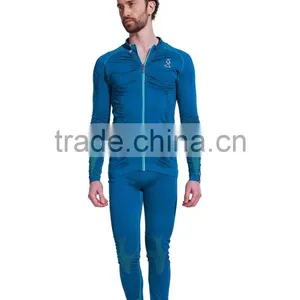 Men's Fitness Seamless Suit, Zipper Running Seamless Shirts Compressed Legging thumbnail-1