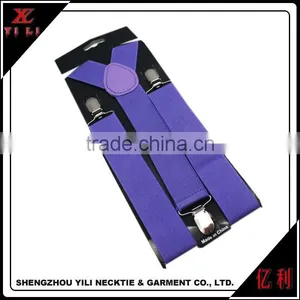 Latest Design Cheap Portable Men Colored Adjustable Suspender thumbnail-3