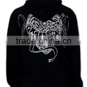BSCI 2016 Design Sublimation Screenprint Embroidery Zipper Hoody Unique Collar Design Hoodies thumbnail-4