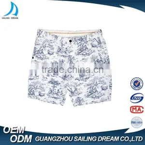 2016 Factory Price Flower Pattern Mens Casual Pants Beach Cheap Fashion New Style Boys Pants thumbnail-1