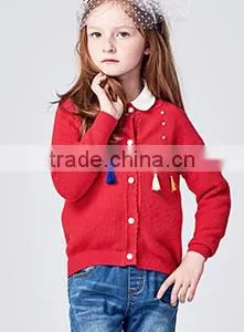 2017 OEM Custom-Made Shawl Knitting Patterns Sweater Coat for Children thumbnail-2