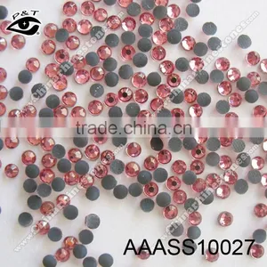 Hot Fix Rhinestone SS10 Lt Rose Color Crystals for Clothing Garment thumbnail-1