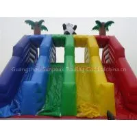 SL-1968 Five Colour Lane Giant Inflatable Slide thumbnail-2