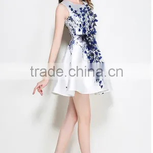 2017 NEW Hand Plum Temperament Sleeveless Bodycon Dress thumbnail-6