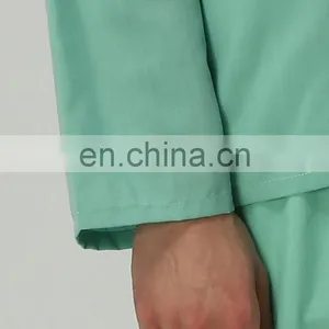 Green Soft Fabric Hospital Clothing Patient Nightwear thumbnail-3