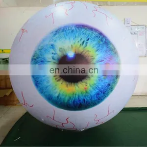 Giant Hanging 2m Inflatable Eye Ball for Halloween Decoration thumbnail-1