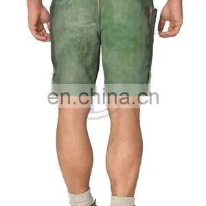 High Quality Bavarian Leder Hosen, Trachten Lederhosen (short Lederhosen) thumbnail-2