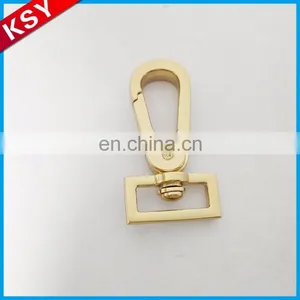 2015 Best Selling Factory Promotion Price Swivel Eye Golden Metal Snap Hooks Fashion Bag Hook thumbnail-3