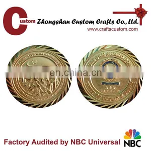 Custom Rope Cut Edge Military Metal Singapore Souvenir Coin thumbnail-1