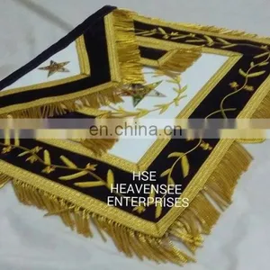 MASONIC REGALIA GRAND PATRON APRON PURPLE thumbnail-3