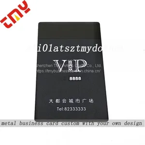 Custom Blank Metal Credit Cards,Black Metal Business Card Printing thumbnail-3