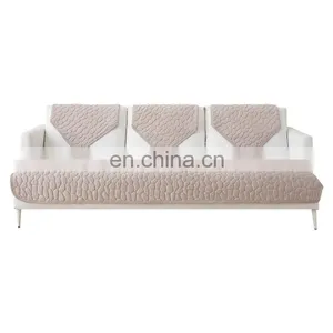 Wholesale 100% Polyester Couch Slip Cover Cobblestone Pattern Cool Feeling Sofa Couch Protection Sofa Cover thumbnail-4