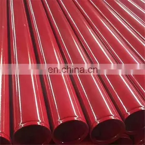 Astm a 795 Fire Steel Pipes Red Color Ral3000 Steel Pipe for Fire Protection thumbnail-3