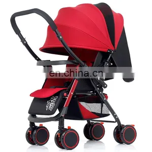 Cheap Wholesale Lightweight Easy Foldable Baby Buggy With The Plate thumbnail-2