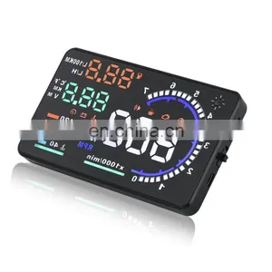 2020 Best Sell Car Projector Speedometer OBD2/OBDII 5.5 Inch Car HUD A8 Car Head Up Display HUD thumbnail-3